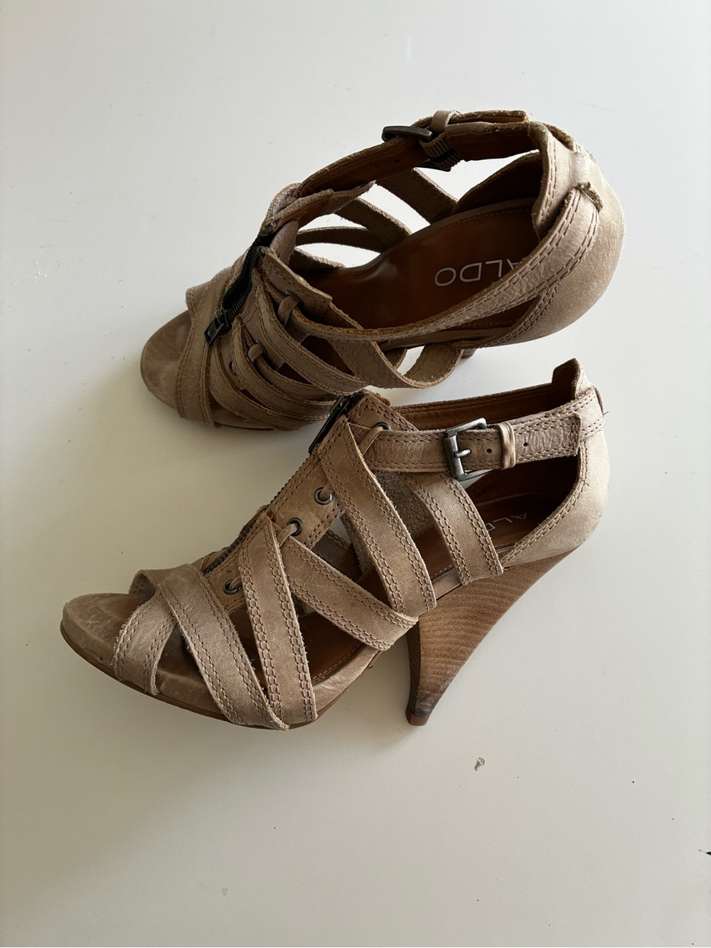ALDO Huesing pink Strappy High-Heel Sandals